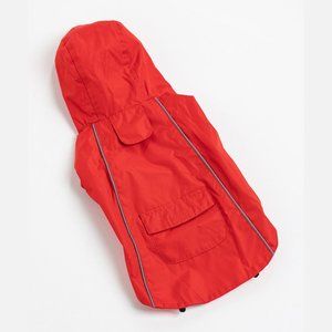 Dog Ripstop Raincoat with hood NWOT- size Small